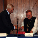 Cardinal BUTTAMAZZI. premiato dal presidente Melchiorre Zarelli