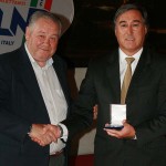 Lorenzo MATTOGNO premiato dal vicepresidente del CR Lazio, Vincenzo Calzolari