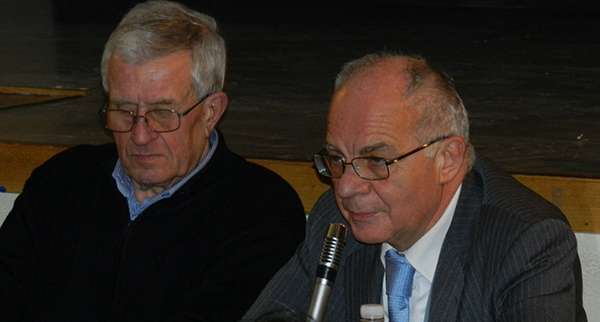 Il sindaco di Grottaferrata Mori con il presidente Zarelli