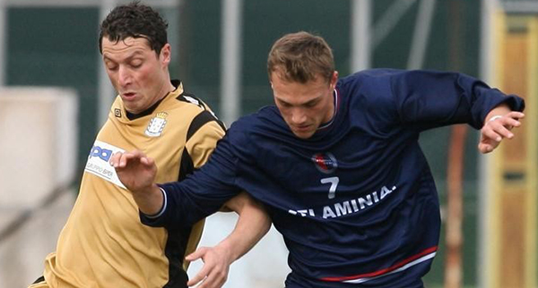 Alessandro Turchetta in una partita contro la Flaminia