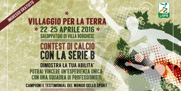 Earth Day Italia, da venerdì al Galoppatoio un contest calcistico