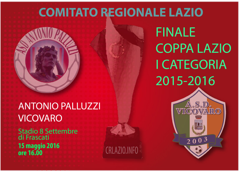 All’8 settembre la finale di Coppa Lazio di Iª