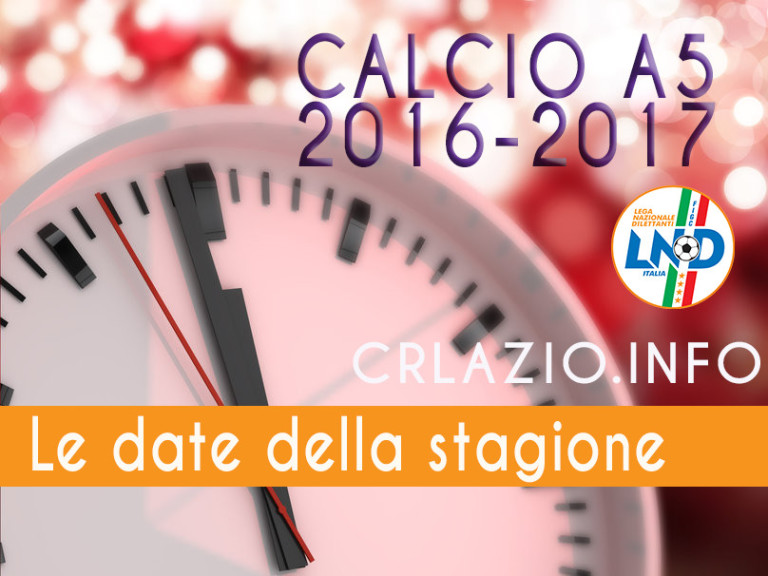 Calcio a 5, tutte le date d’inizio dei campionati