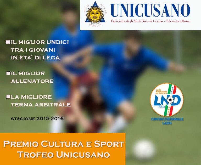 Nasce il Premio Cultura e Sport, trofeo Unicusano