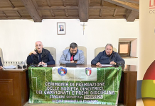 Premiate a Fumone le società della provincia di Frosinone