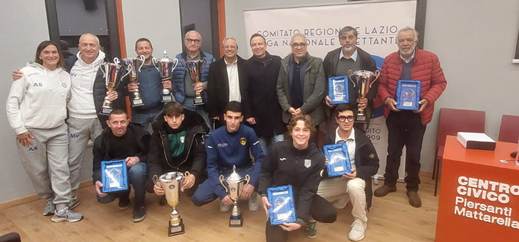 A Capranica premiate le società viterbesi vincitrici campionati e premi disciplina