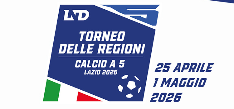 Torneo delle Regioni C5 Lazio 26, il calendario delle gare